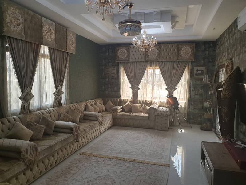 villa for sale in ajman with electricity and water and air condition