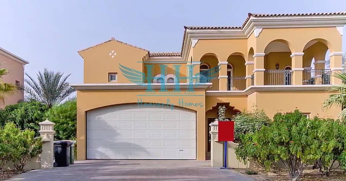 Large Plot I Golf Course Facing 5BR Villa with Maids I Arabian Ranches