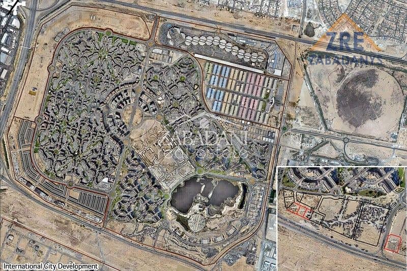 4 G+4 Plot Available @ AED 58/Sqft In International City