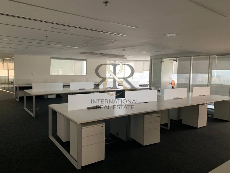 Full Floor|Fitted Space|Total  8 Offices