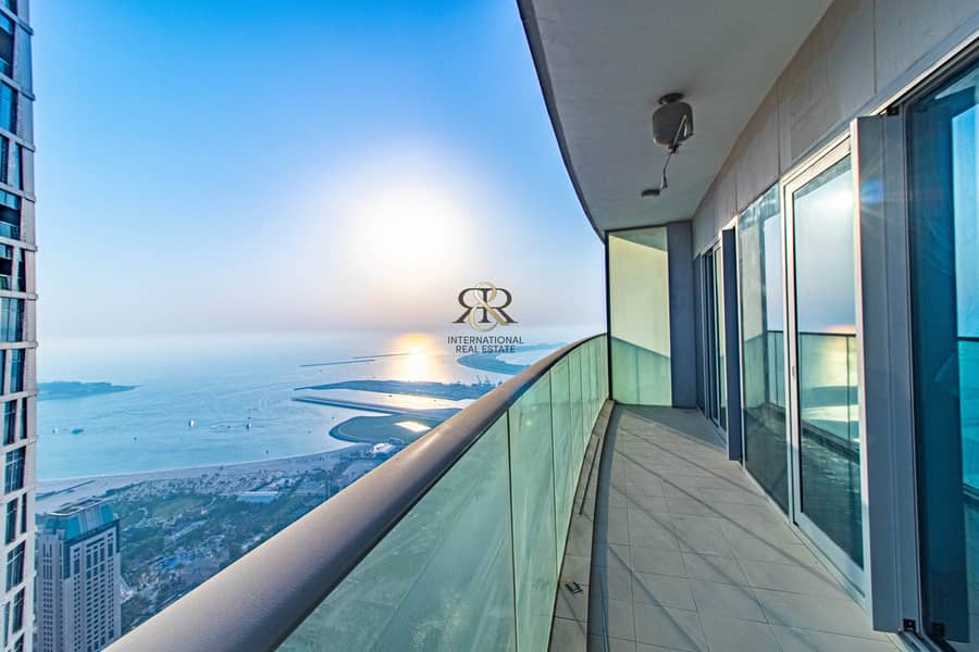 2 With 360 Video Tour | Furnished 1 Bedroom | Sea and Marina View