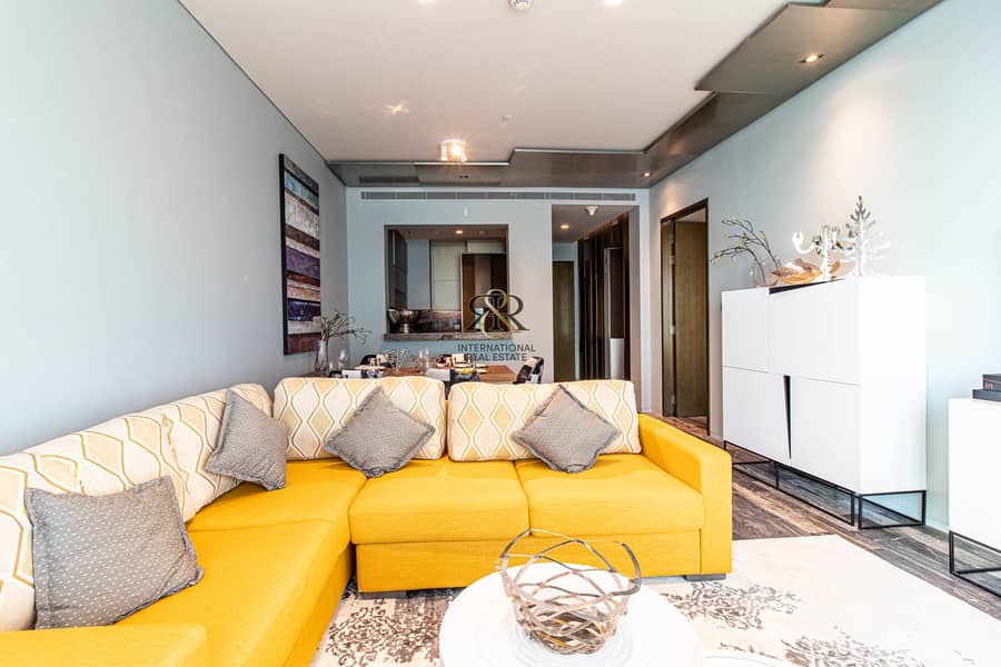 7 With 360 Video Tour | Furnished 1 Bedroom | Sea and Marina View