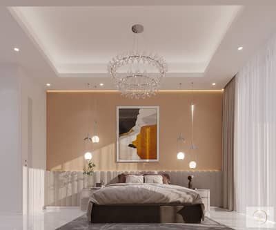 4 Cпальни Пентхаус Продажа в Аль Мамзар, Шарджа - BEDROOM V01. jpg