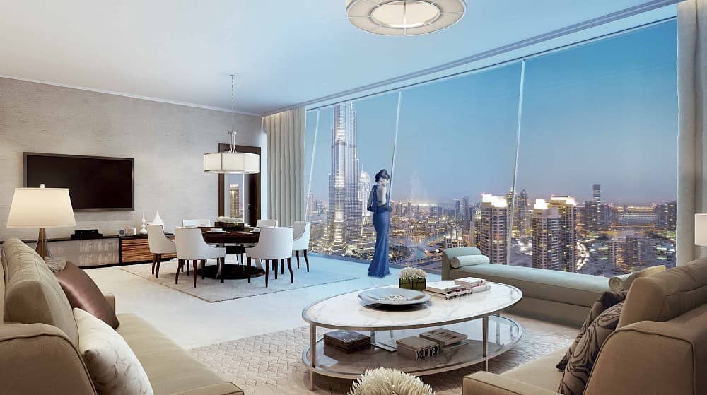شقة في وسط مدينة دبي 2 غرف 2318000 درهم - 4032844