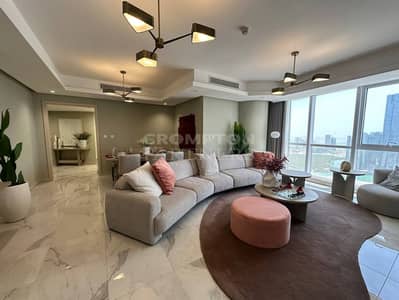 3 Bedroom Apartment for Rent in Al Reem Island, Abu Dhabi - Deluxe Fully Furnished | High Floor | Vacant