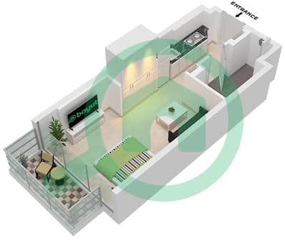 阿齐兹里维埃拉34号楼 - 单身公寓单位9 FLOOR 4戶型图