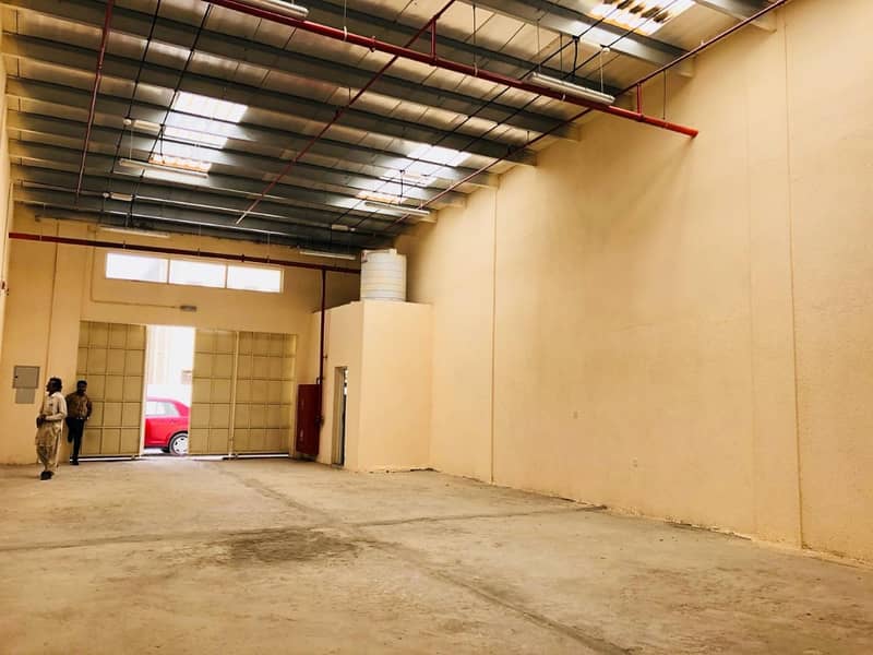 Brand New 1500 sqft. Warehouse with 3 Phase Electricity For Rent in Al Jurf Ajman