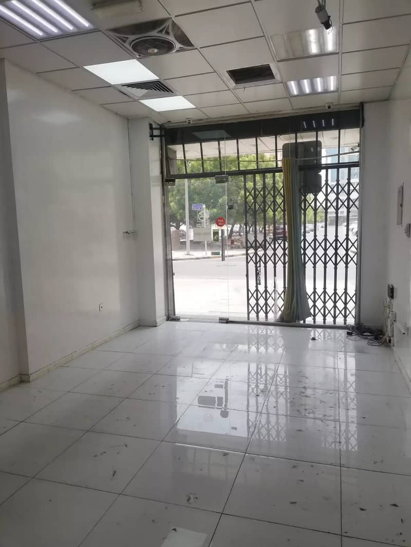For rent Prime commercial space with an attached storage area!