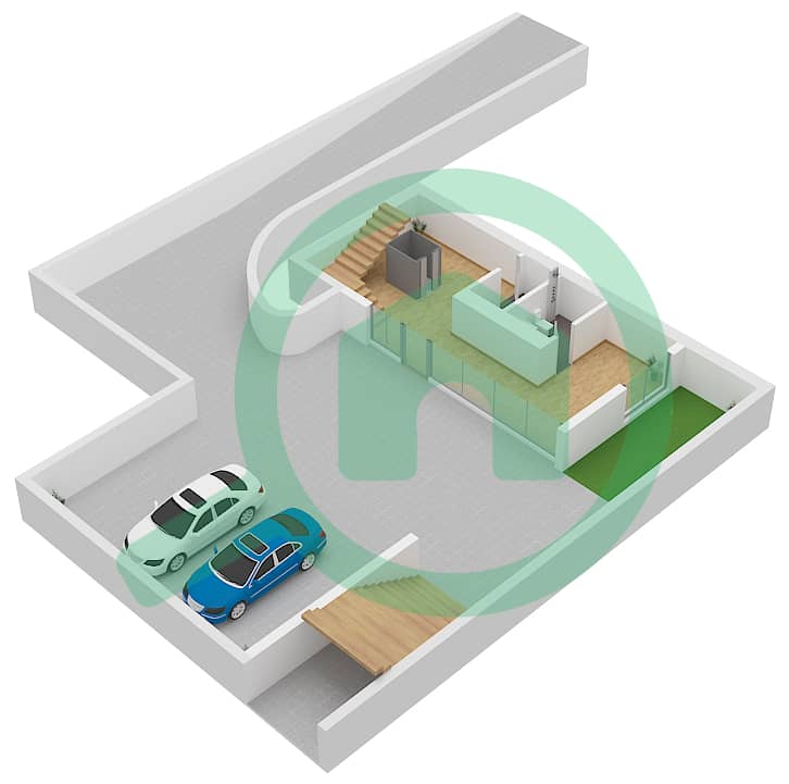 Expo Valley - 5 Bedroom Villa Type 2A Floor plan Type 2A Floor Lower Ground interactive3D