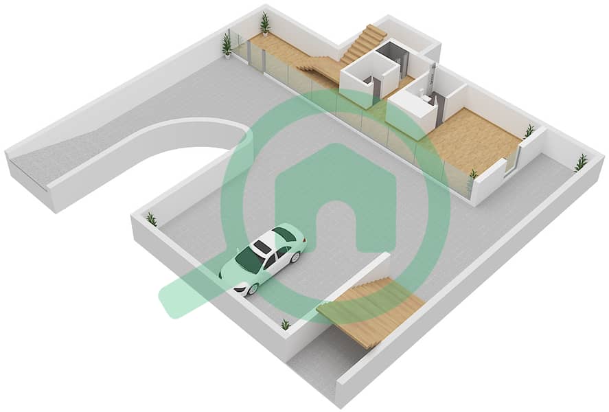 Expo Valley - 5 Bedroom Villa Type 2B Floor plan Type 2B Floor Lower Ground interactive3D