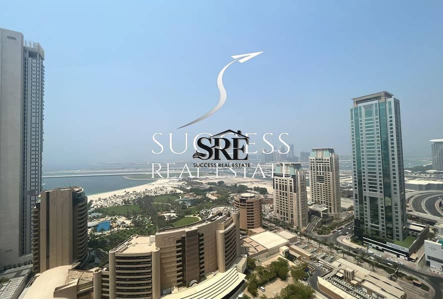 Spacious 2 BR | Sea & Palm View | High Floor Spacious 2 BR | Sea & Palm View | High Floor