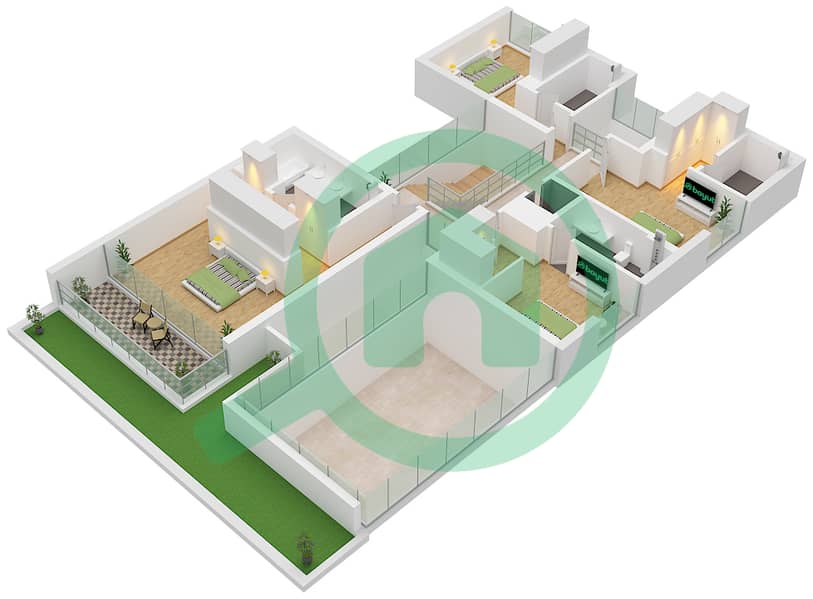 Expo Valley - 5 Bedroom Villa Type 3A Floor plan Type 3A Floor First interactive3D