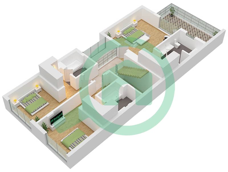 Expo Valley - 4 Bedroom Villa Type LHM DUET VILLA Floor plan Type LHM DUET VILLA Floor First interactive3D