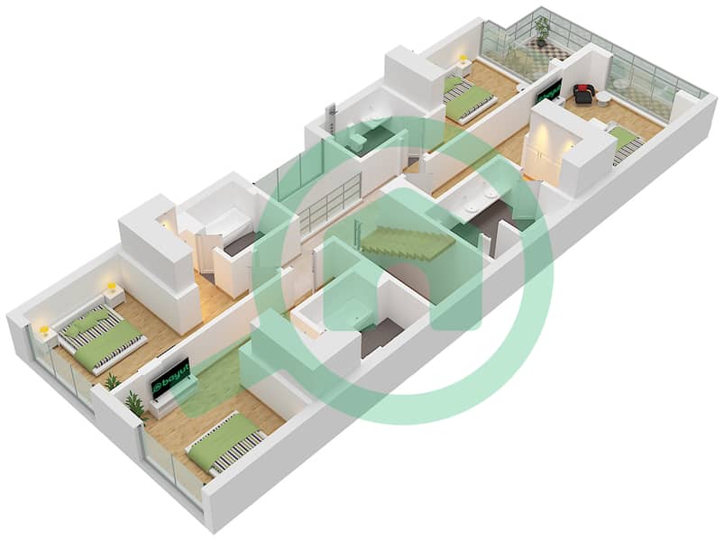 Type LHM DUET VILLA Floor First Expo Valley - 5 Bedroom Villa Type LHM DUET VILLA Floor plan Type LHM DUET VILLA Floor First interactive3D