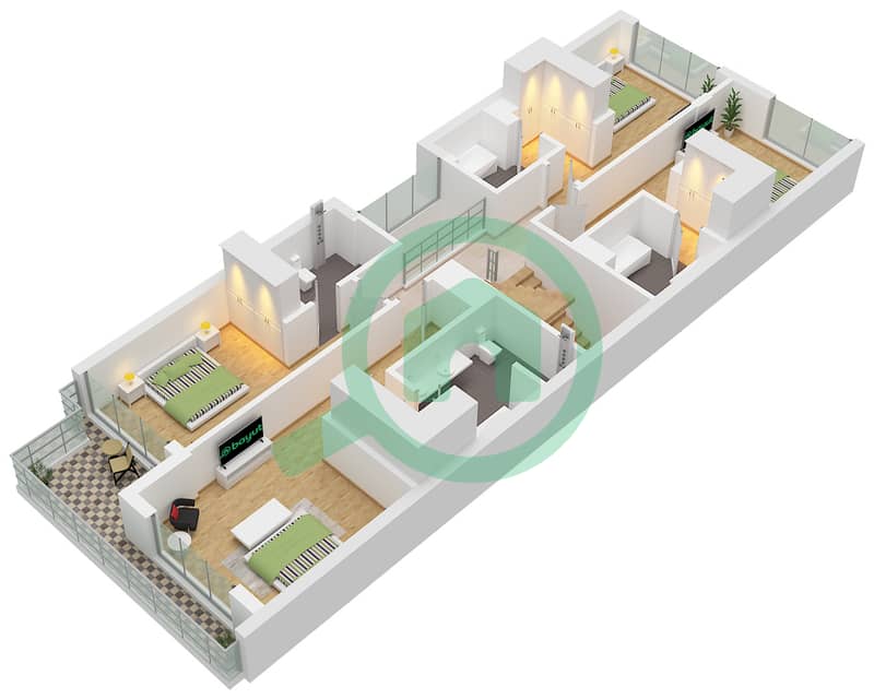Expo Valley - 5 Bedroom Villa Type RHM  DUET VILLA Floor plan Type  RHM  DUET VILLA Floor First interactive3D