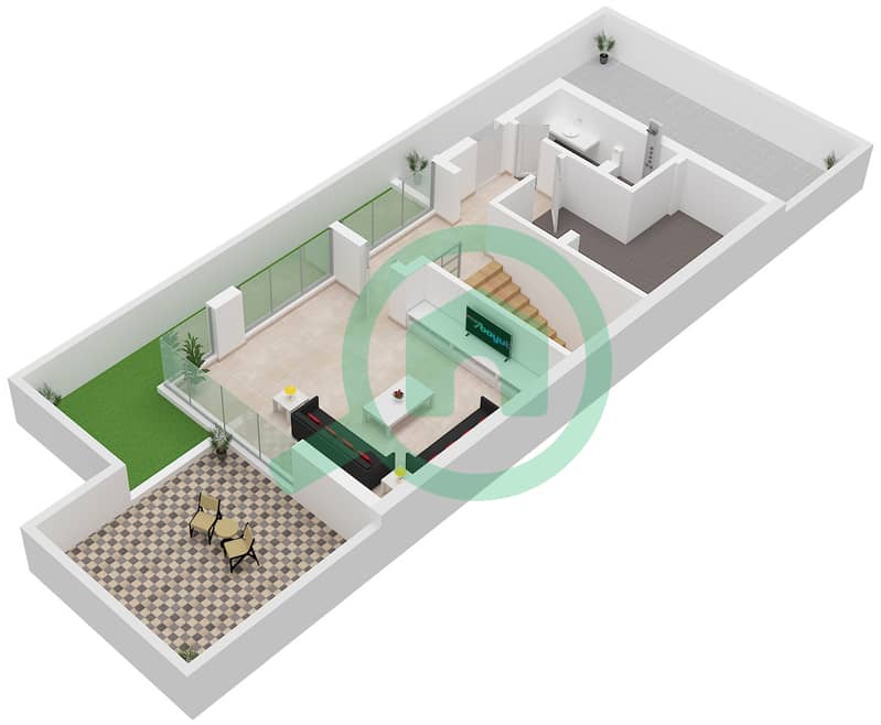 Expo Valley - 5 Bedroom Villa Type RHM  DUET VILLA Floor plan Type  RHM  DUET VILLA Floor Roof interactive3D
