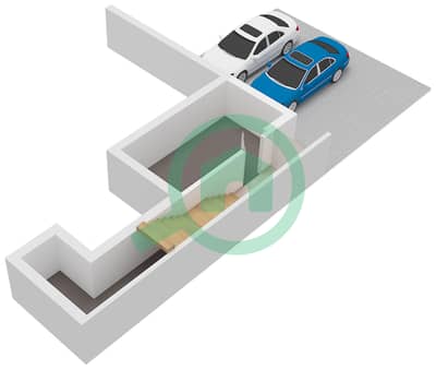 المخططات الطابقية لتصميم النموذج 2 فیلا 4 غرف نوم - اكسبو فالي