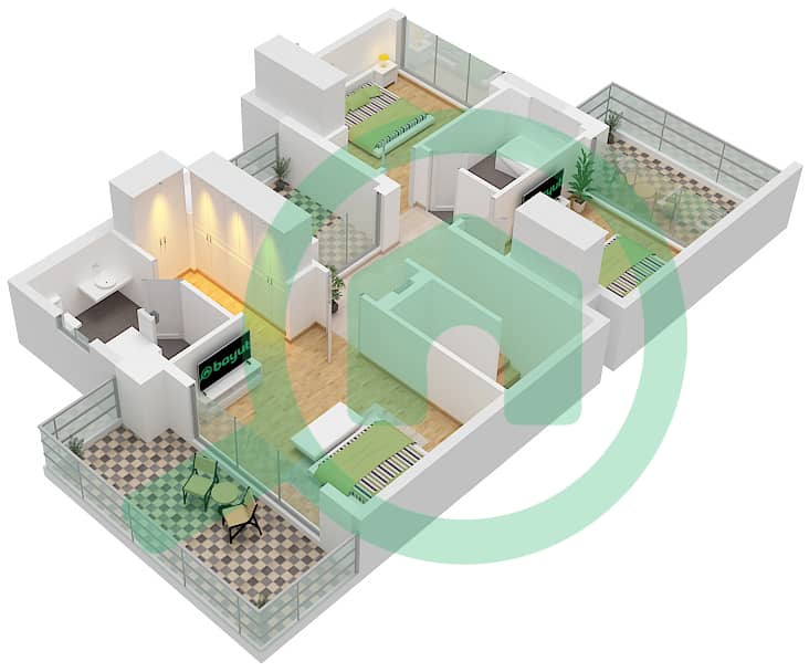 May - 4 Bedroom Townhouse Type/unit IRIS 1M/ UNIT 4PLEX-TH04 Floor plan Type IRIS 1M Unit 4PLEX-TH04,6PLEX-TH06,8PLEX-TH08 Floor First interactive3D