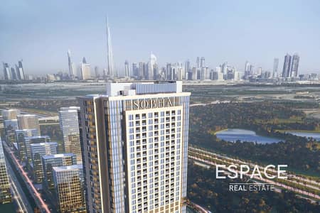 2 Bedroom Flat for Sale in Sobha Hartland, Dubai - Burj Khalifa View | High Floor | 02 Unit