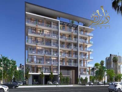 فلیٹ 2 غرفة نوم للبيع في أرجان، دبي - Apartment-building-exterior. jpeg