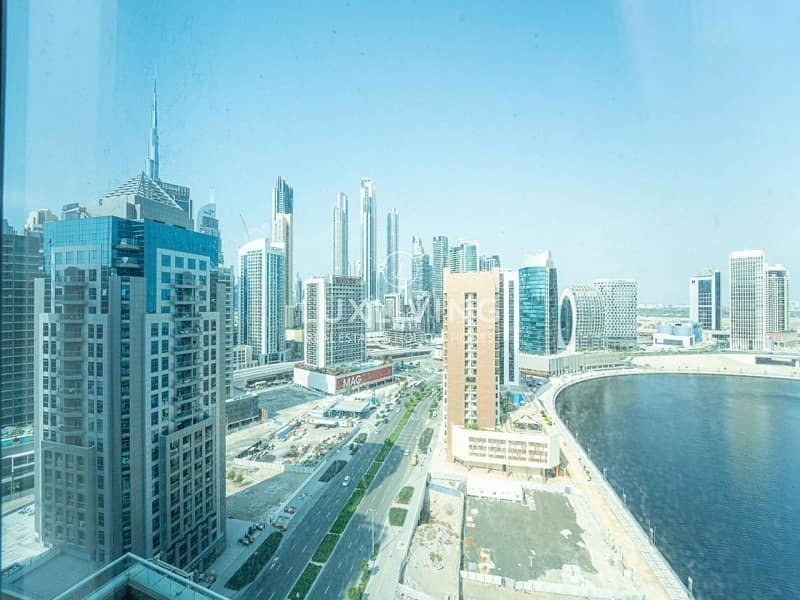 Canal & Burj Khalifa View | Furnished | Best Deal