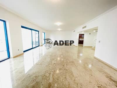 3 Bedroom Apartment for Rent in Corniche Road, Abu Dhabi - NO COMMISSION | Partial Sea View | Newly Renovated | Huge 3BR Duplex | Parking