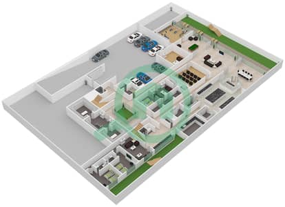 The Ritz-Carlton Residences - 8 Bedroom Villa Type/unit EARTH MANSION/UNITS 1,4,7 Floor plan