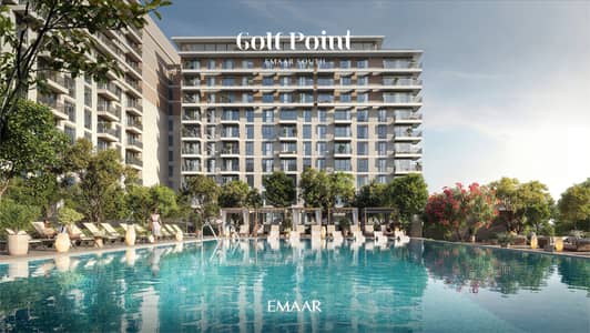 迪拜南部街区， 迪拜 1 卧室单位待售 - BRANDED_RENDERS_GOLFPOINT_ES4. jpg