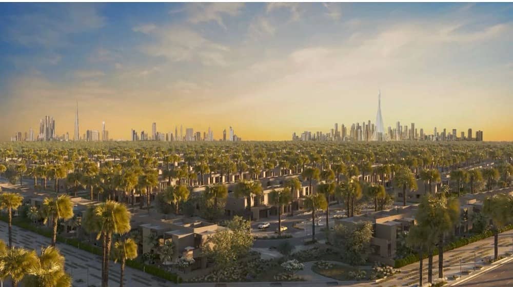 villa for sale Dubai in MBR city in installment for 10 years