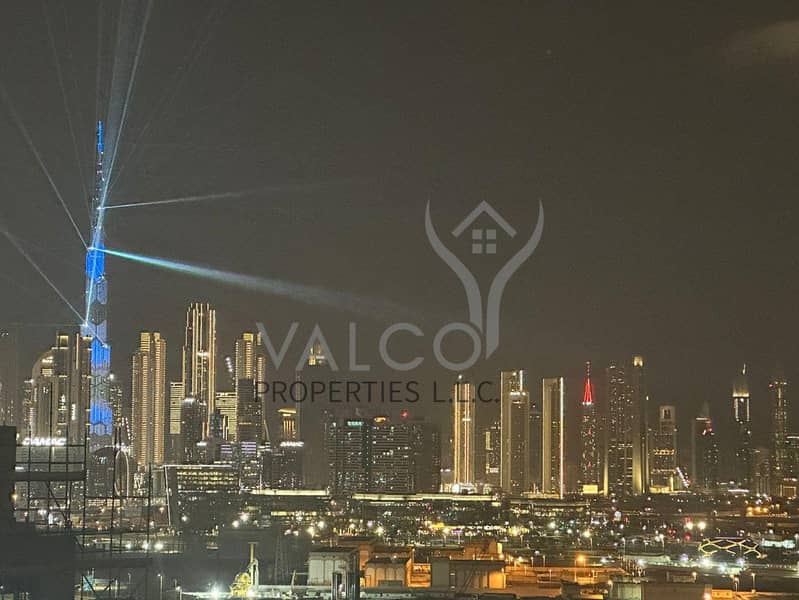 Fully Furnished | Burj Khalifa View | Vacant