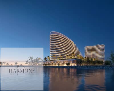Studio for Sale in Al Marjan Island, Ras Al Khaimah - sea night view final. jpg