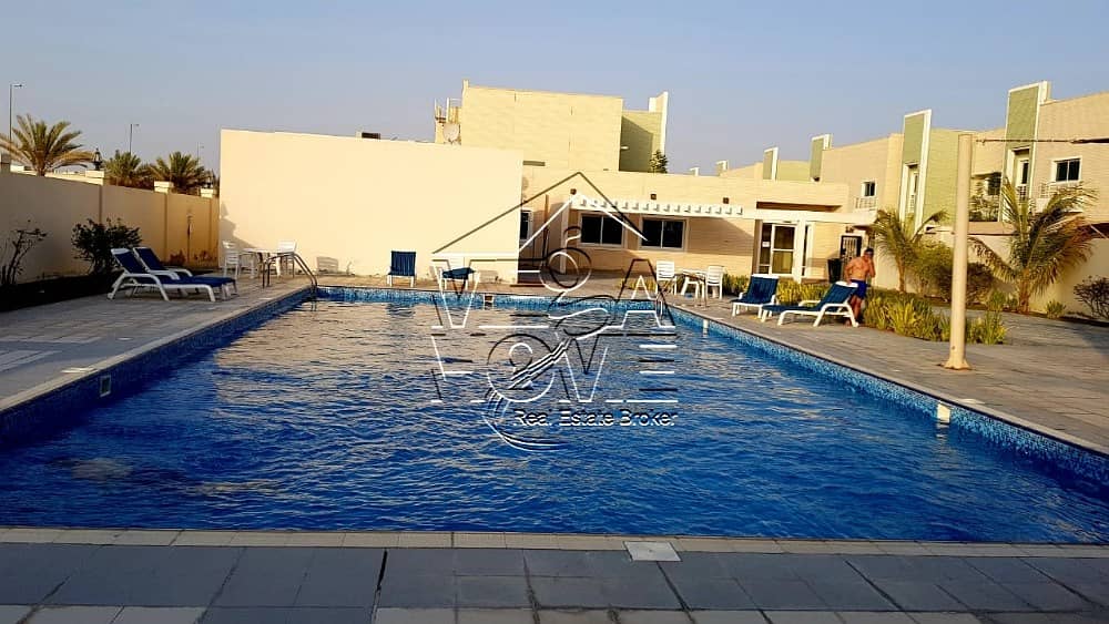 LOVELY 4 BR VILLA W/SHARED POOL AND GYM IN COMPOUND