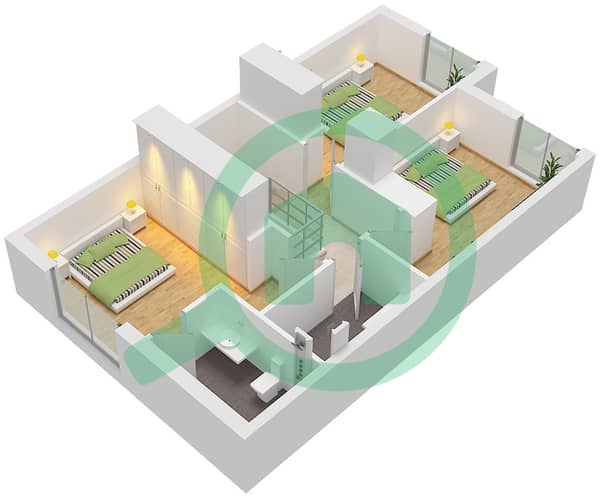 Type 3BTD2 Unit 1, First Floor Block Arim 3