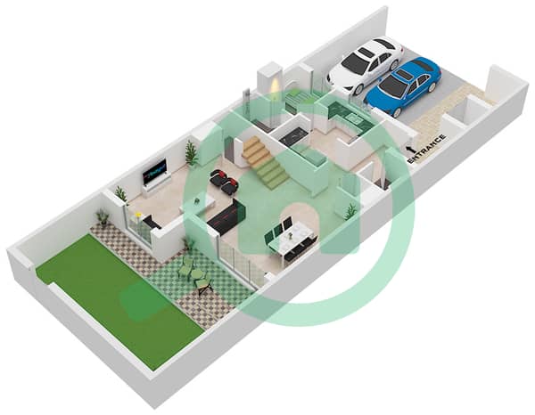 Type 4BTC1 Unit 1, Ground Floor Block Arim 2