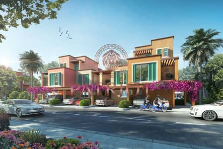 تاون هاوس 4 غرف نوم للبيع في داماك لاجونز، دبي - Lagoon Townhouse (5AE-4AM) Nice - FRONT. jpg