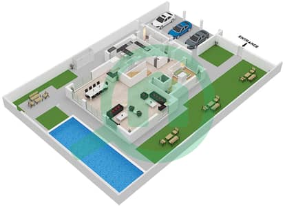 Arim - 5 Bedroom Villa Type/unit 5BLV1-GF / UNIT 1 Floor plan