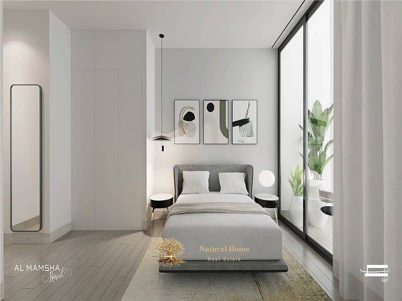 14 Master Bedroom  Render - Al Mamsha Raseel. jpg