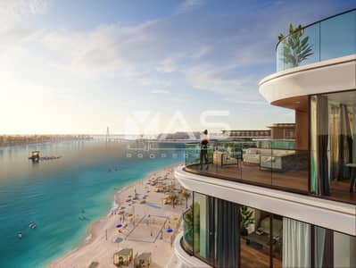 艾尔-塞纳赫， 乌姆盖万 2 卧室公寓待售 - Balcony sea water lagoon view. jpg