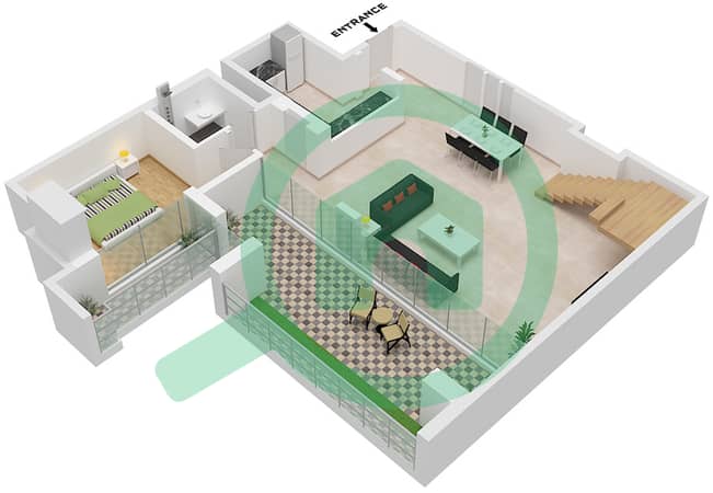 Unit 1 Floor 15  Lower Ground