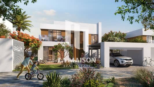 4 Bedroom Villa for Rent in Saadiyat Island, Abu Dhabi - 10 The Street Exterior. jpg