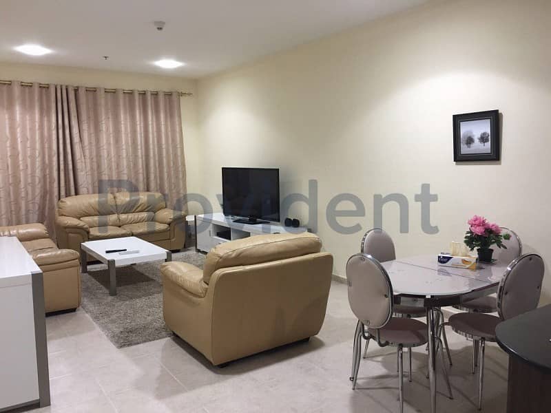 Fully Furnished 1 Bed | Partial Sea view