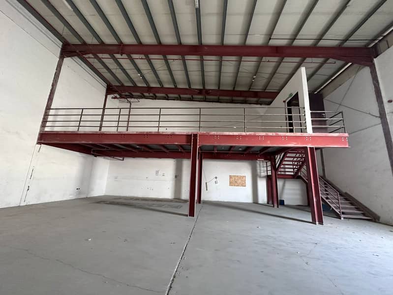 Warehouse with Mezzanine for Rent in Mussafah Industrial Area - Abu Dhabi Warehouse with Mezzanine for Rent in Mussafah Industrial Area - Abu Dhabi
