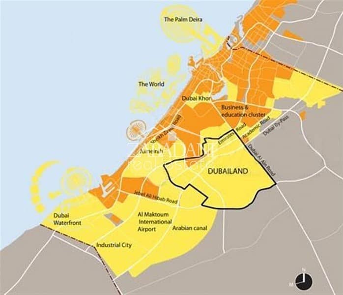Dubai Residence Complex Plot For Sale AED 75/SQFT