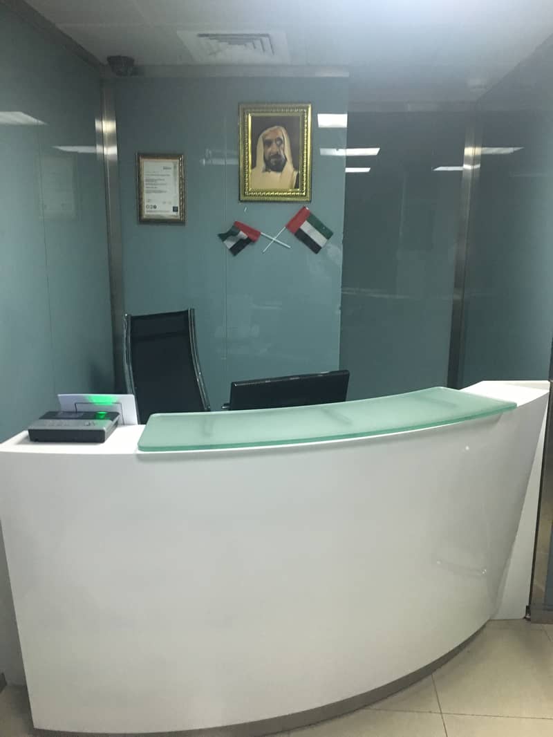 Full Furnished Office for rent in Mussafah Shabia - Central AC Building Full Furnished Office for rent in Mussafah Shabia - Central AC Building