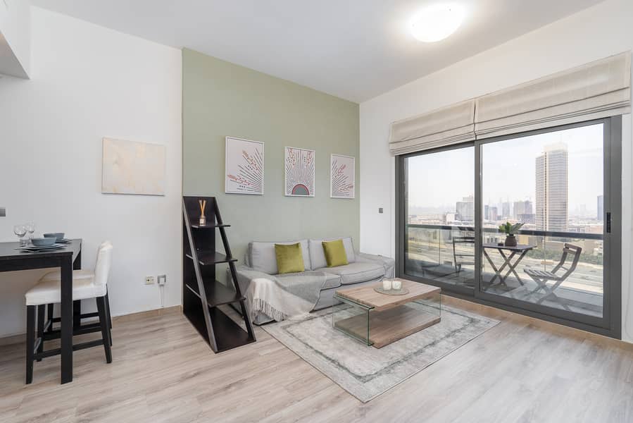 1-BED Gem in Hamza Tower, Sports City