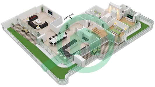 المخططات الطابقية لتصميم الوحدة 2 FLOOR 15-16 شقة 5 غرف نوم - راديانت فيوز 1
