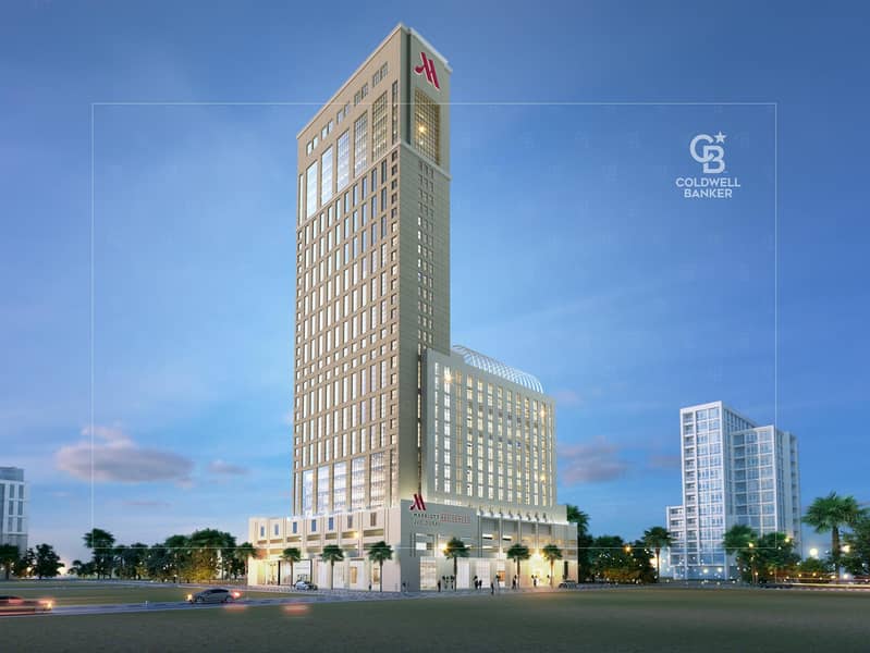 位于朱美拉环形村(JVC)，JVC第17区，Marriott Residences JVC 的公寓 850000 AED - 9611505