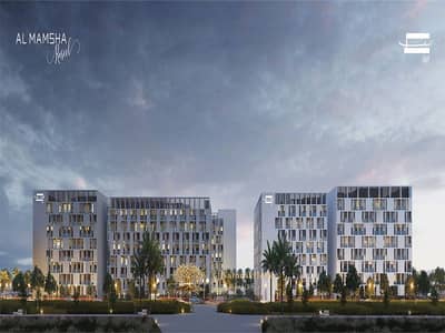 1 Bedroom Flat for Sale in Muwaileh, Sharjah - Elevation Render 1 - Al Mamsha Raseel. jpg