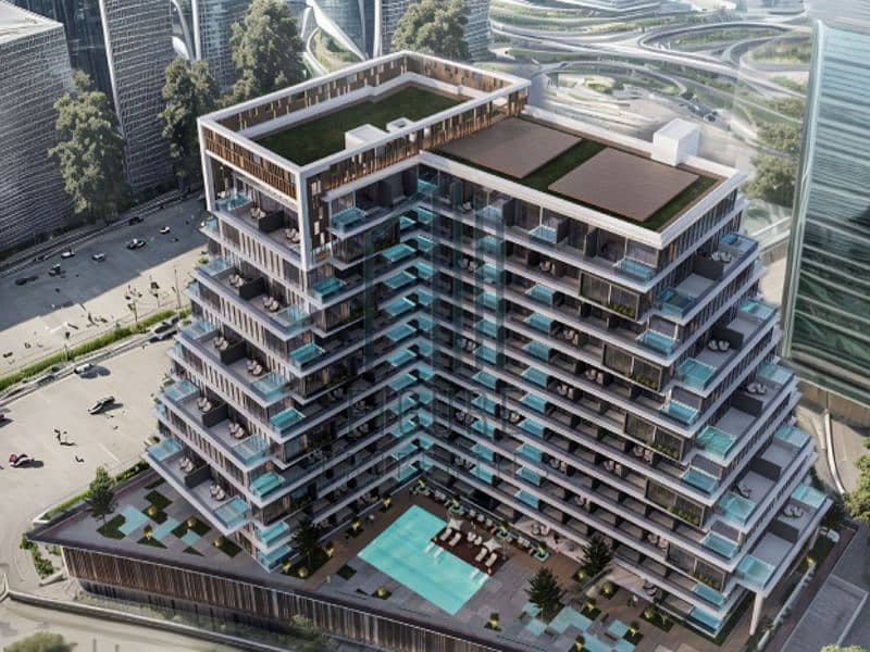 位于阿尔扬街区，NAS 3 2 卧室的公寓 1600000 AED - 9613571