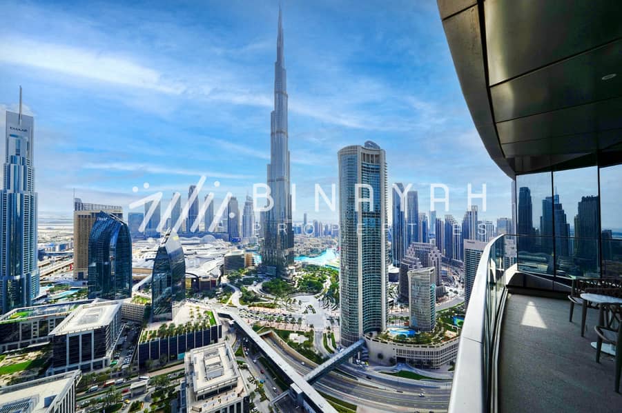 STUNNING BURJ & FOUNTAIN VIEW|HIGH FLOOR| READY TO MOVE IN